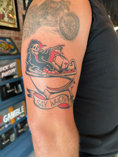 Explore psychology tattoo ideas, creative tattoo ideas in Dunn, available at Heart and Hammer Tattoo Co.