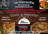 Menu / carte de La Marmite. Bistro-Restaurant traditionnel-Grill feu de bois-Couscous-Snacking.Burger. à Belan-sur-Ource
