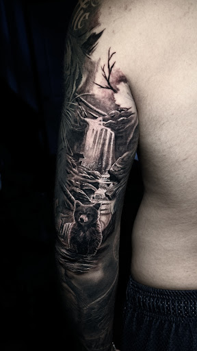 Explore red dead redemption tattoo ideas, creative tattoo ideas in Corona, available at Crop Circles Tattoo Studio