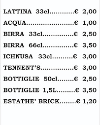 Carte du Pizzeria Al Portone à Massa