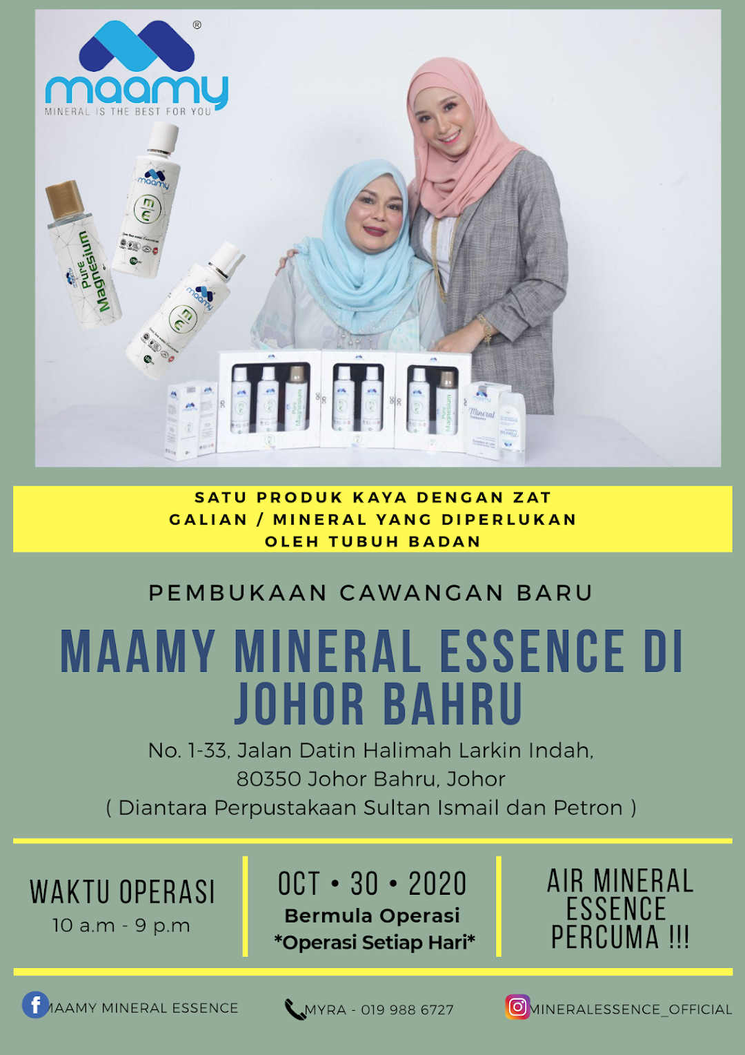 Maamy Mineral Essence Johor