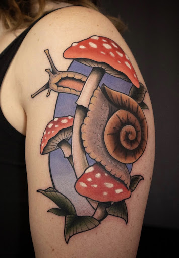 Explore hawaiian island tattoo ideas, creative tattoo ideas in Rutherford, available at Arcana Tattoo