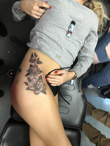 Explore electrical tattoos ideas, creative tattoo ideas in Milledgeville, available at Pair-O-Dice