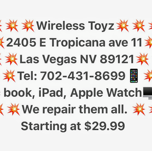 Cell Phone Store «Wireless Toyz #502», reviews and photos, 2405 E Tropicana Ave, Las Vegas, NV 89121, USA