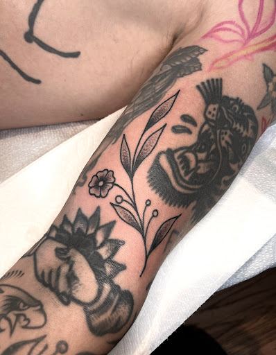 Explore calla lily tattoo ideas, creative tattoo ideas in Hailey, available at Mountain Rose Tattoo Studio