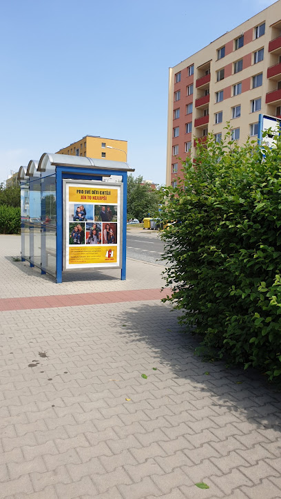 Autobusová zastávka MHD - NA RADOUČI