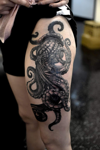 Explore chicano tattoo sleeve ideas, creative tattoo ideas in Denison, available at Calypso Tattoo