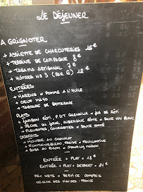 Carte du Restaurant La Colline à Paris