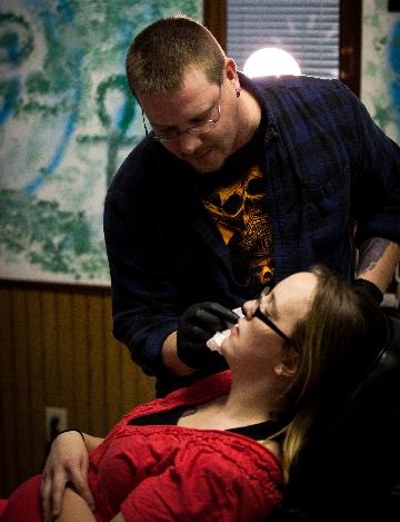 Tattoo Shop «AWOL Custom Tattooing Llc», reviews and photos, 1780 W Sherman Blvd, Muskegon, MI 49441, USA