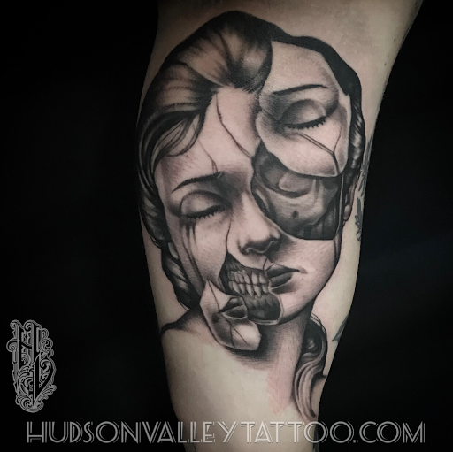 Explore military sleeve tattoo ideas, creative tattoo ideas in Wappingers Falls, available at Hudson Valley Tattoo Company