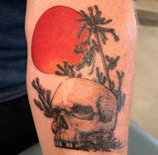 Explore rectangle tattoo ideas, creative tattoo ideas in Gilbert, available at Fifth Estate Tattoo