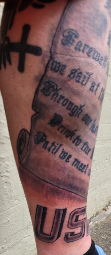 Explore skull forearm tattoo ideas, creative tattoo ideas in Meridian, available at SK-Tattoo1