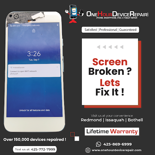 Mobile Phone Repair Shop «One Hour Device Repair Inc.», reviews and photos, 7867 Leary Way NE, Redmond, WA 98052, USA