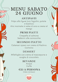 Menu du RISTORANTE LA GOLENA à Salara