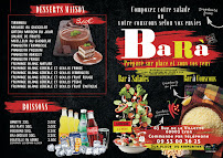 Menu / carte de Barà- bar a salade - lyon à Lyon