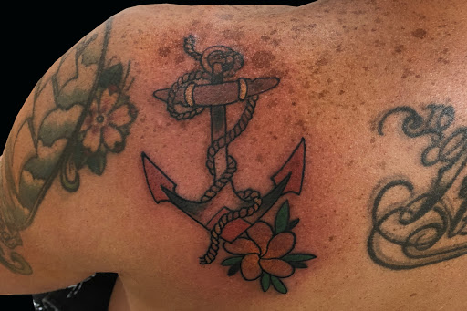 Explore black white tattoo ideas, creative tattoo ideas in Lahaina, available at Sweet Trade Tattoo