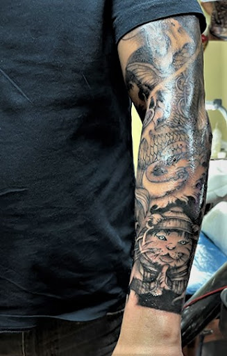 Explore acronym tattoo ideas, creative tattoo ideas in Garden Grove, available at Anna Hang Tattoo