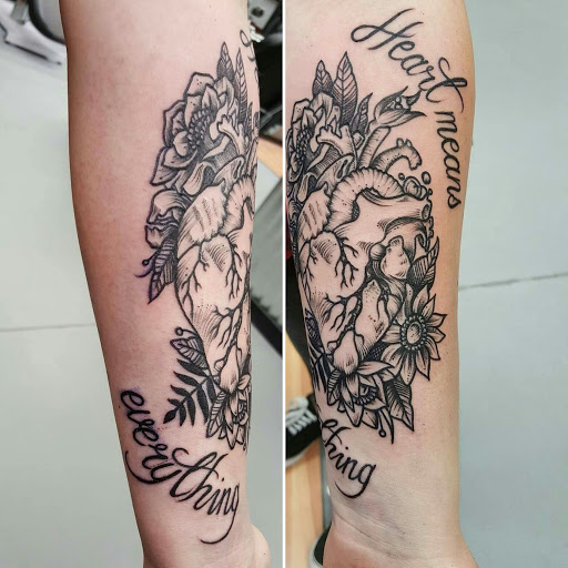 Explore small black and white tattoo ideas, creative tattoo ideas in Palm Coast, available at Elite Custom Tattooing