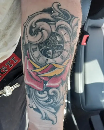 Explore tuff tattoo ideas, creative tattoo ideas in Addison, available at Cat Tattoo