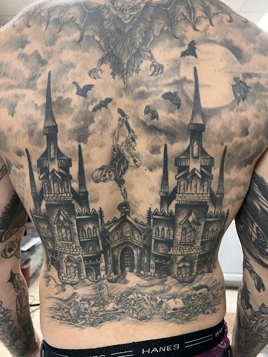 Explore noah's ark tattoo ideas, creative tattoo ideas in Milwaukee, available at Speakeasy Tattoo Co