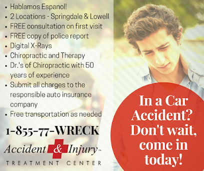 Accident and Injury Treatment Center - Chiropractor in Lowell Arkansas
