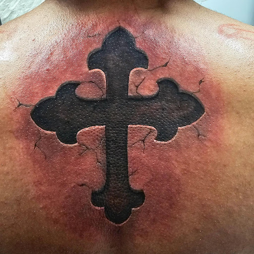 Explore camera tattoo ideas, creative tattoo ideas in Kenosha, available at Kenosha Tattoo Company