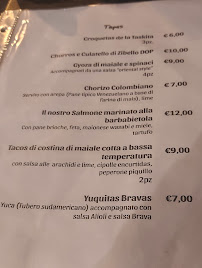 Menu du La Taskita Alassio à Alassio