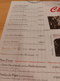 Bistrovergnat - Chez Pépé Jean à Mont-Dore carte