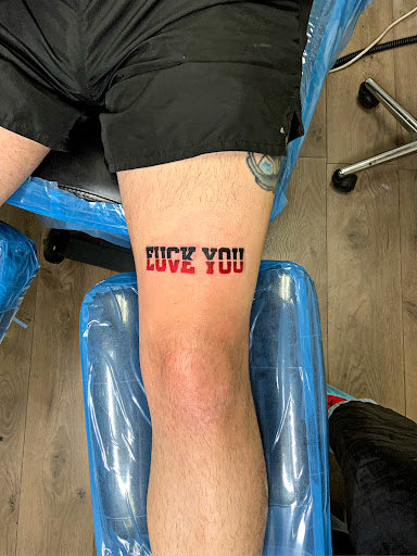 Explore religious tattoo ideas for guys, creative tattoo ideas in Springfield, available at Red Tip Tattoos