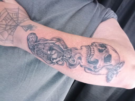 Explore stickman tattoo ideas, creative tattoo ideas in Crestview, available at Tommy Gunns Tattoo