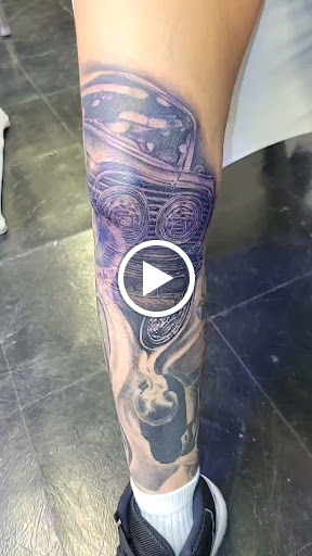 Explore lion family tattoo ideas, creative tattoo ideas in Round Rock, available at Beto Tats