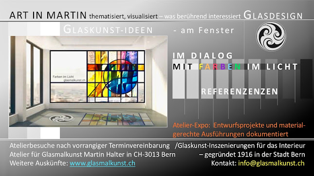 bei Bärenpark-Parking, Glasmalerei-Atelier Martin Halter, Klösterlistutz 10, Bärenpark-Parking, Bern Öffnungszeiten nach Termin, Klösterlistutz 10, 3013 Bern, Schweiz