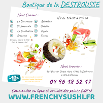 Frenchy Sushi à La Destrousse menu