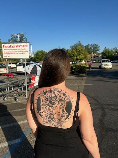 Explore greek mythology tattoo ideas, creative tattoo ideas in Oceanside, available at Frontline Tattoo Co