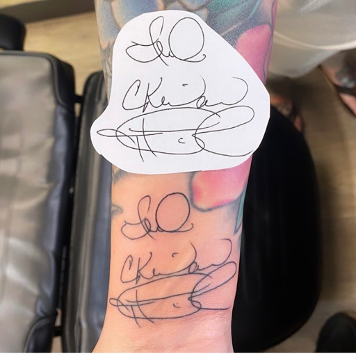 Explore behind ear tattoo ideas, creative tattoo ideas in Myrtle Beach, available at Myrtle Beach Ink