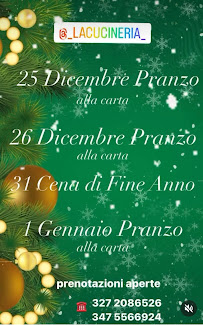 La Cucineria Bracciano à Bracciano menu