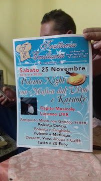 Menu du Trattoria Emiliana Da Manuela à Borgo San Siro