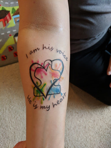 Explore american football tattoo ideas, creative tattoo ideas in Covington, available at Arts Ink Tattoo Studio