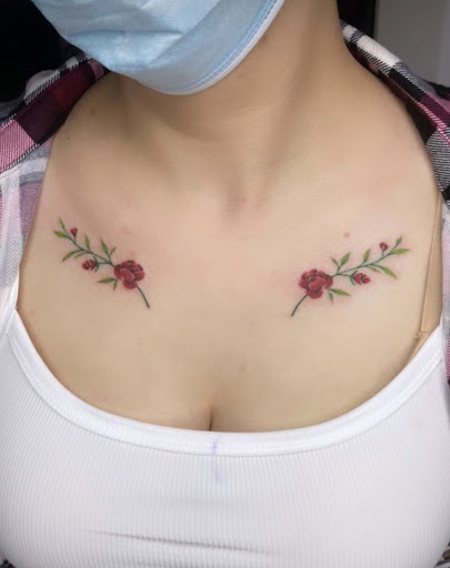 Explore olive branch tattoo ideas, creative tattoo ideas in San Antonio, available at Platinum Tattoos & Piercings