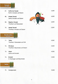 Restaurant vietnamien NEM Asia à Leinefelde-Worbis (le menu)