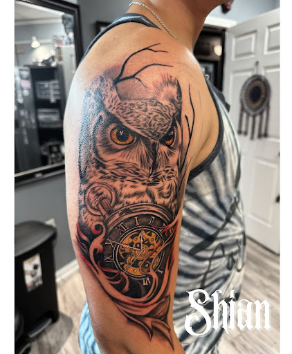 Explore tattoo ideas lotus flower, creative tattoo ideas in Benton, available at Relics Tattoo Studio