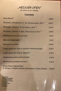 Restaurant Heisser Ofen à Böblingen - menu / carte