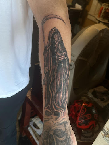 Explore risk taker tattoo ideas, creative tattoo ideas in Roanoke, available at RailYard INK