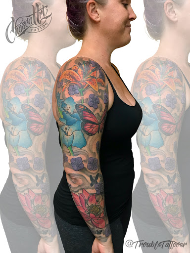 Explore scar covering tattoo ideas, creative tattoo ideas in Glendale, available at Chosen Art Tattoo