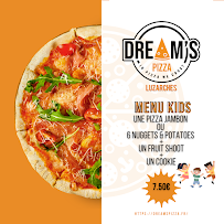 Carte du Dream's Pizza Luzarches à Luzarches