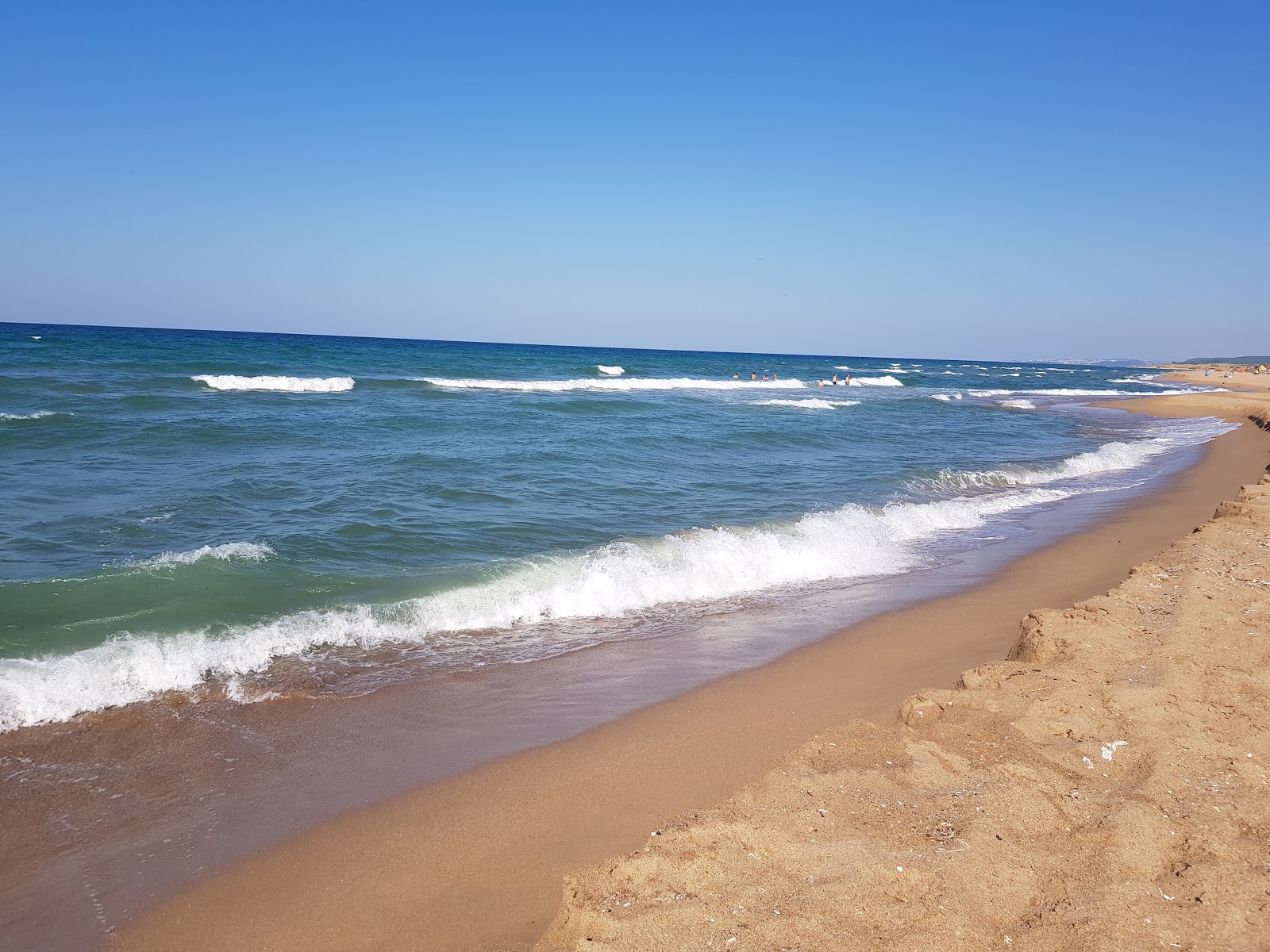 Fotografija Sahilkoy Sahili z svetel pesek površino