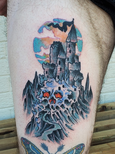 Explore lat long tattoo ideas, creative tattoo ideas in Libertyville, available at Lucky Seven Tattoo