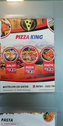 Menu / carte de Pizza King Moosburg à Moosburg