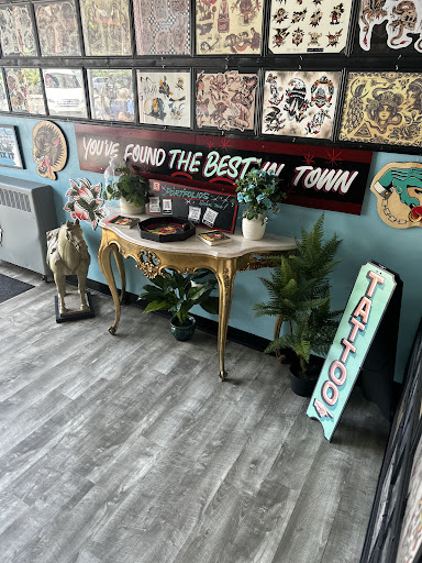 Explore airplane tattoo ideas, creative tattoo ideas in Akron, available at Black Tooth Tattoo