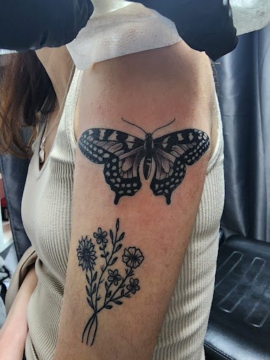 Explore scoliosis tattoo ideas, creative tattoo ideas in San Antonio, available at Its Live Through This Tattoos, Supplies, & Piercings